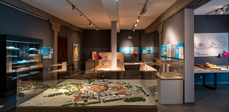 Modell Innenstadt · Stadtmuseum Erfurt 2022 · Goldwiege · Foto Dirk Urban