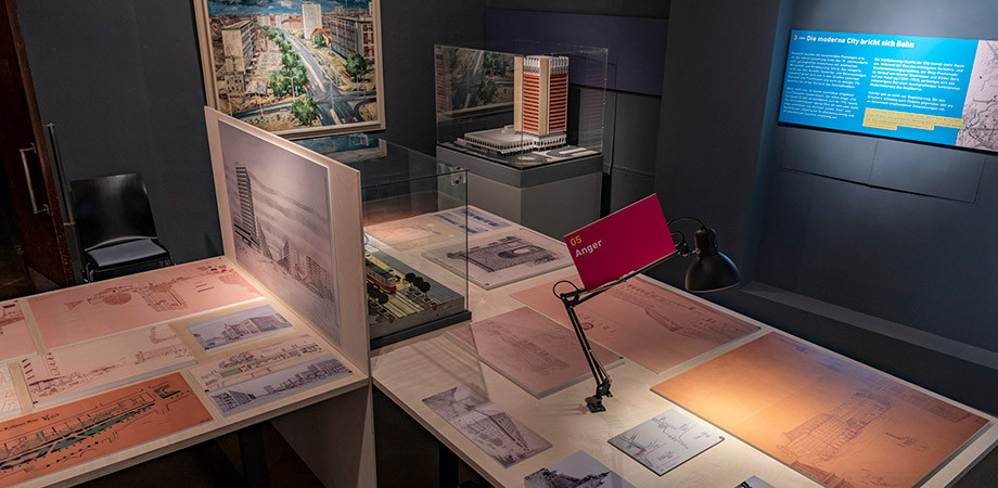 Modell Innenstadt · Stadtmuseum Erfurt 2022 · Goldwiege · Foto Dirk Urban