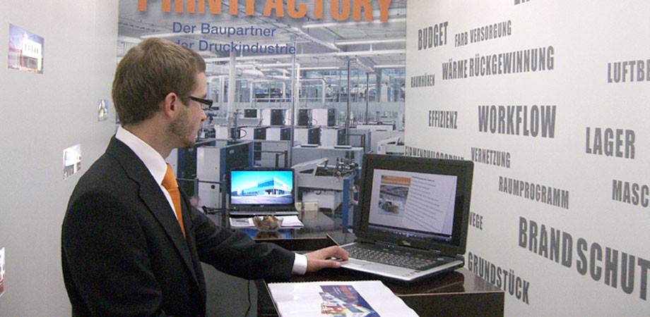 igb Messestand – innen