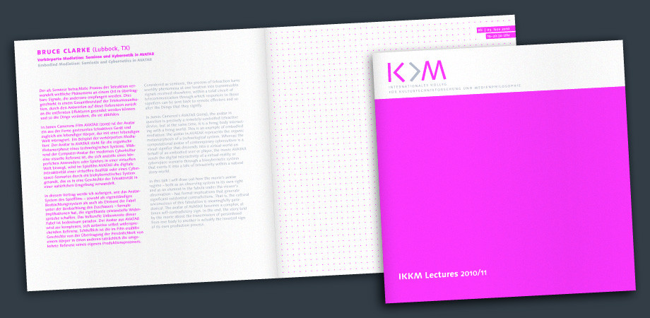 IKKM Lectures – Programmheft