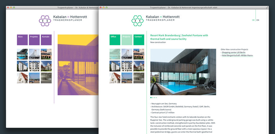 Kabalan ›‹ Hottenrott · Website · Projektansicht Kabalan ›‹ Hottenrott · Website · Projektansicht