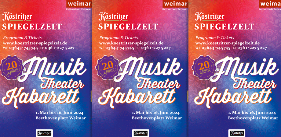 Spiegelzelt Weimar 2024 · Goldwiege