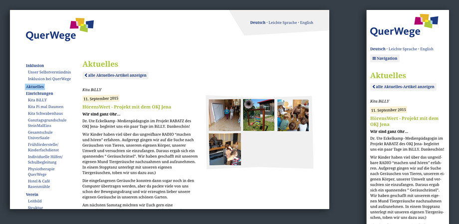 Querwege Website 2015