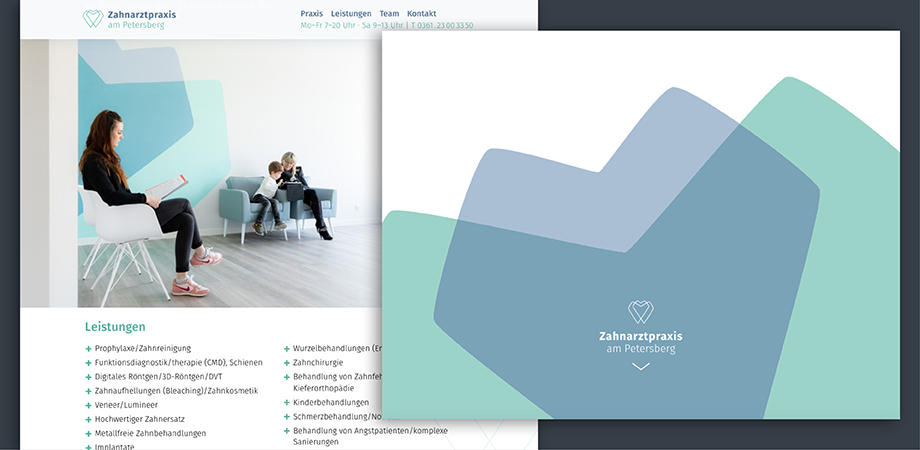 Zahnarztpraxis am Petersberg Erfurt · Corporate Design