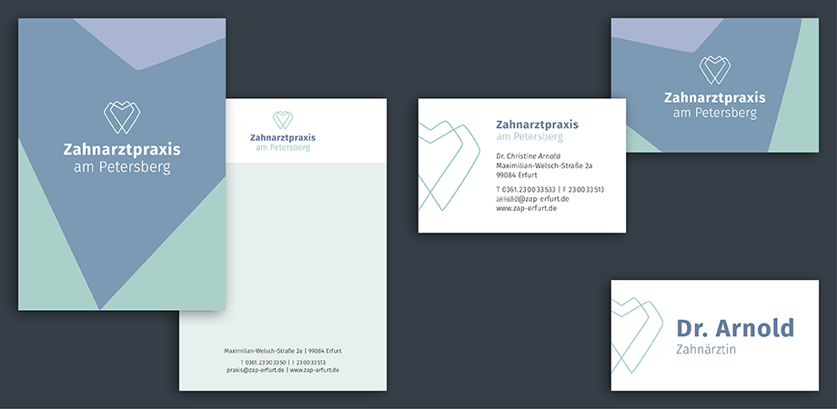 Zahnarztpraxis am Petersberg Erfurt · Corporate Design